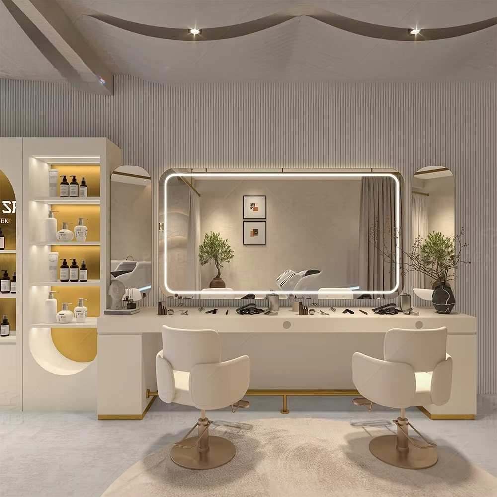 Interior Design Nail Salon - Luxury beauty salon decoration custom hair