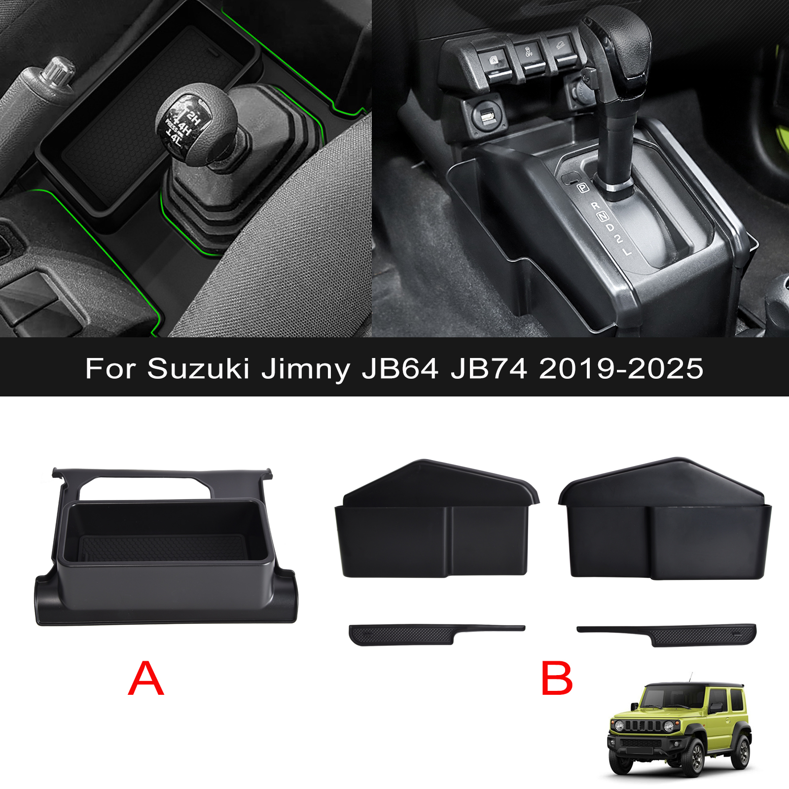 Interior Design App - Car Gear Shift Side Storage Box