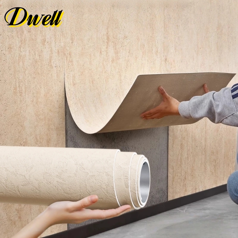 Interior Design Of House - Luxury Roman Travertine Self Adhesive Wallpaper