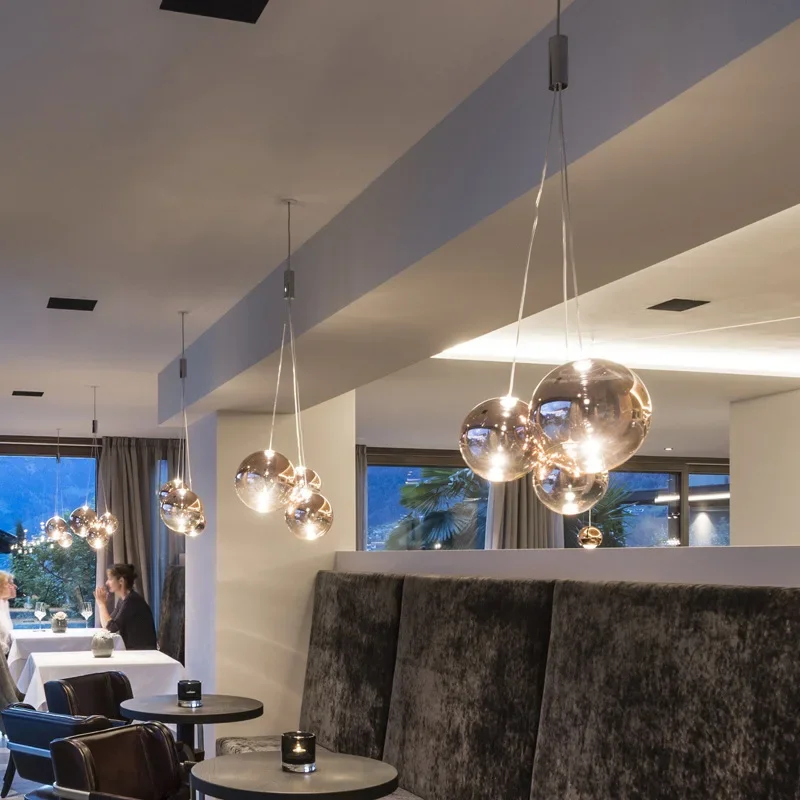 Interior Design Years - SANDYHA Elegant Glass Ball LED Pendant