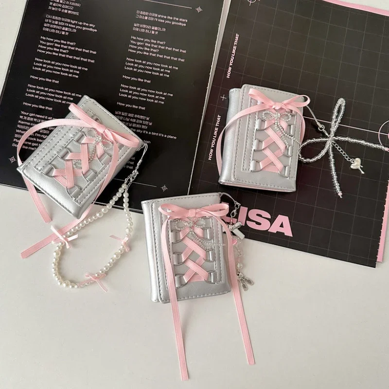 Y2k Silver Sweet Wallets for W - Interior Design Korean Style avis et prix