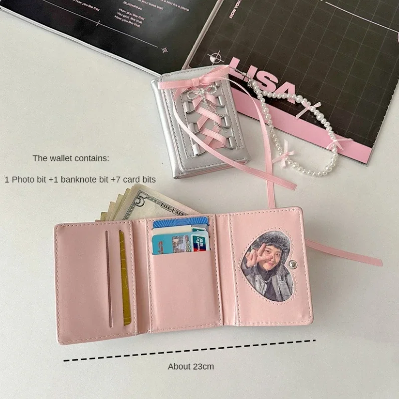 Y2k Silver Sweet Wallets for W - Interior Design Korean Style avis et prix