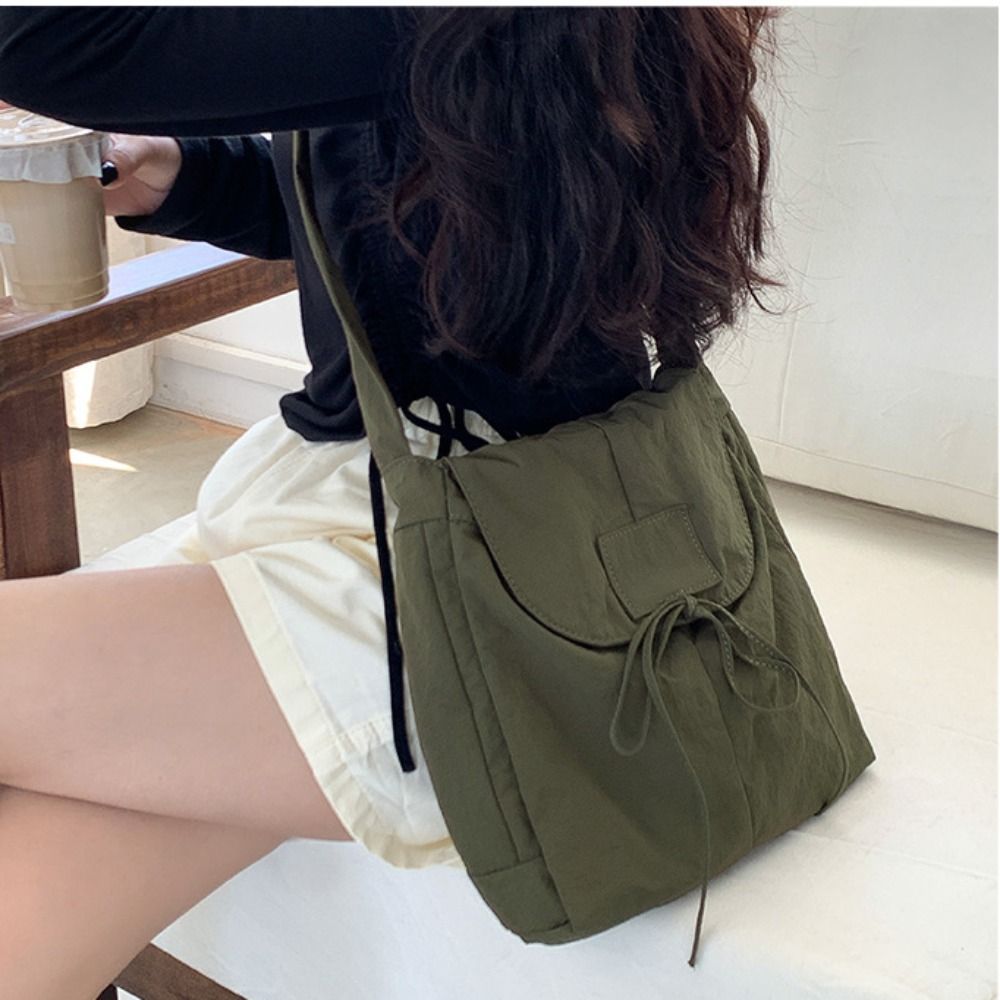 Korean Style Flap Nylon Bow Cr - Interior Design Korean Style avis et prix