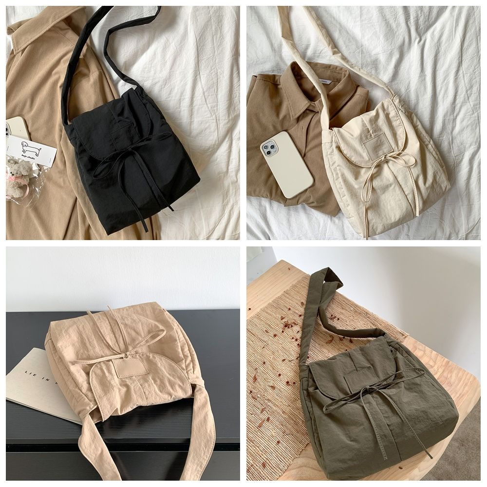 Korean Style Flap Nylon Bow Cr - Interior Design Korean Style avis et prix