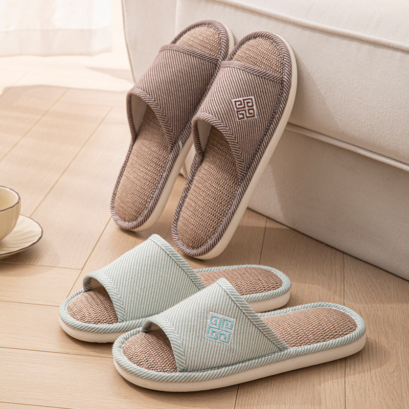 Linen Women Slippers Home Open - Linen Roller Blind avis et prix