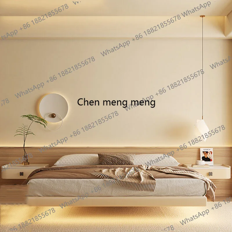 F150Sleeping Double Bed Modern - Interior Design White And Wood avis et prix