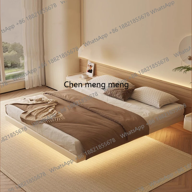F150Sleeping Double Bed Modern - Interior Design White And Wood avis et prix