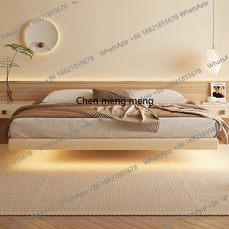 F150Sleeping Double Bed Modern - Interior Design White And Wood avis et prix