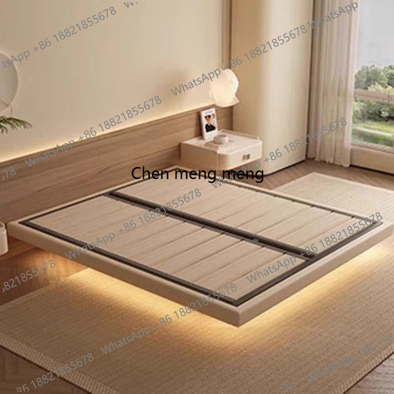 F150Sleeping Double Bed Modern - Interior Design White And Wood avis et prix