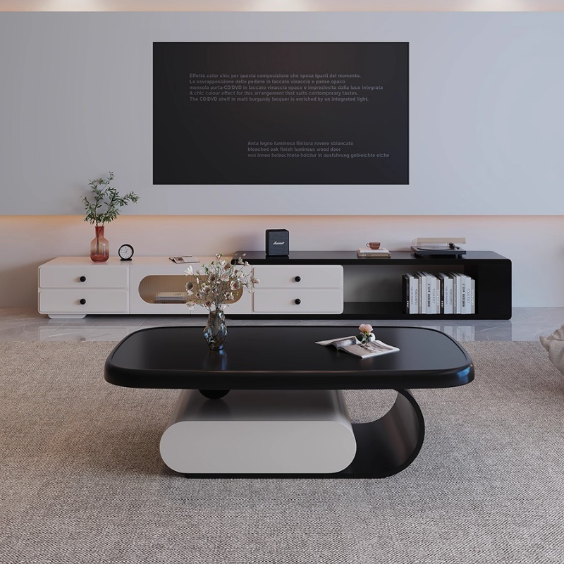 Interior Living Room Tv Cabine - Interior Design White And Wood avis et prix