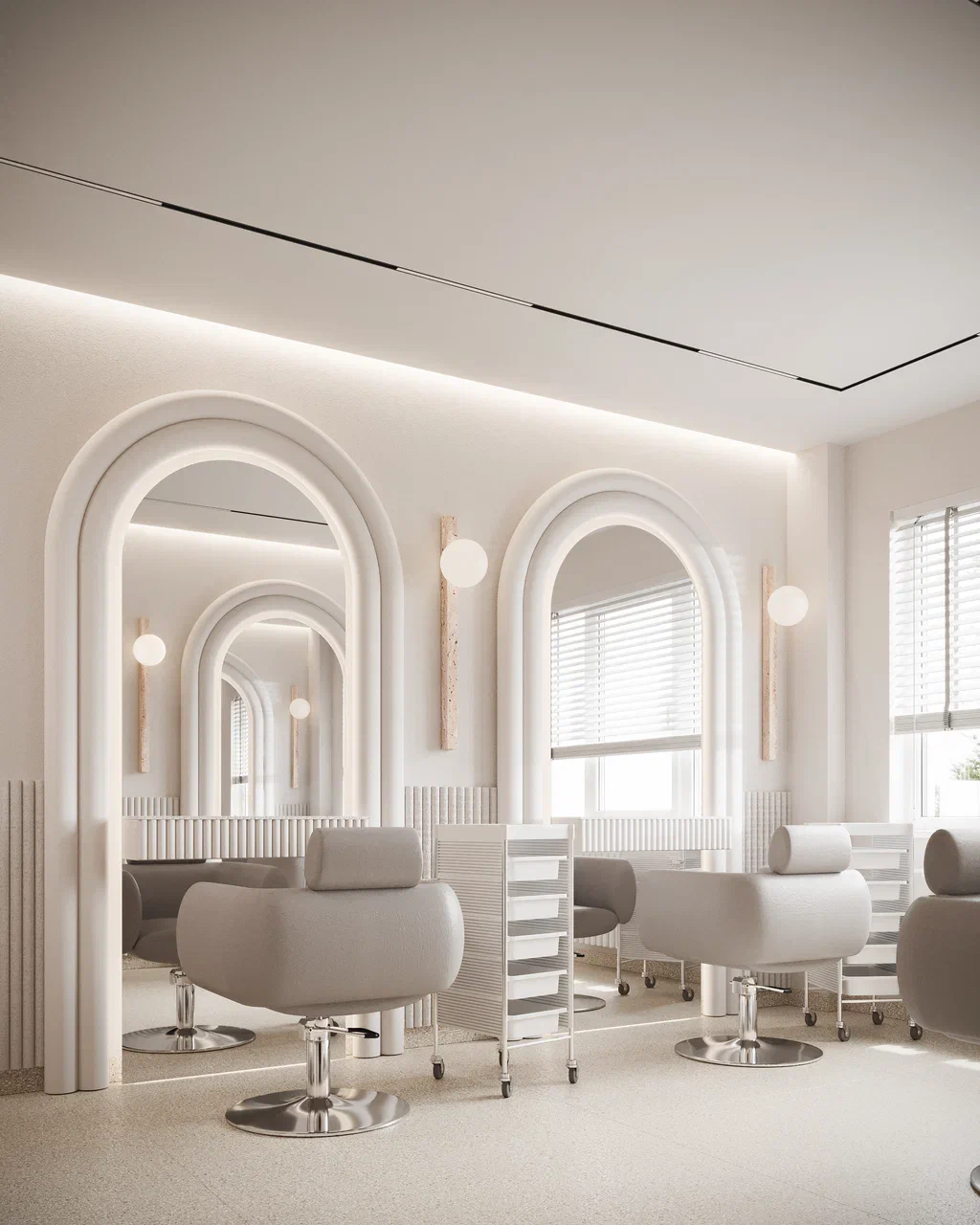 Beauty Salon Store Furniture N - Interior Design Nail Salon avis et prix
