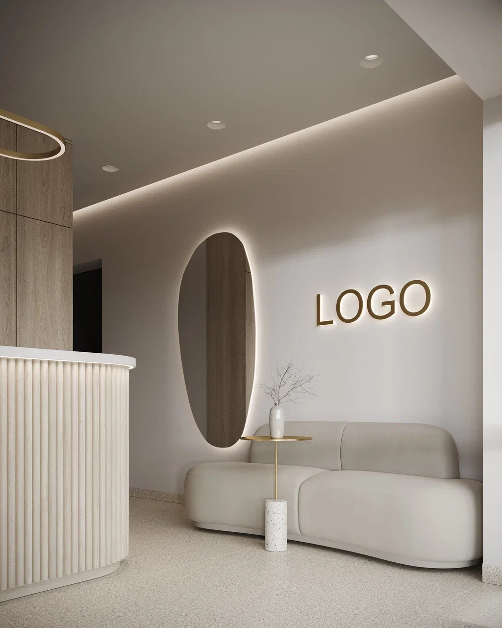 Beauty Salon Store Furniture N - Interior Design Nail Salon avis et prix