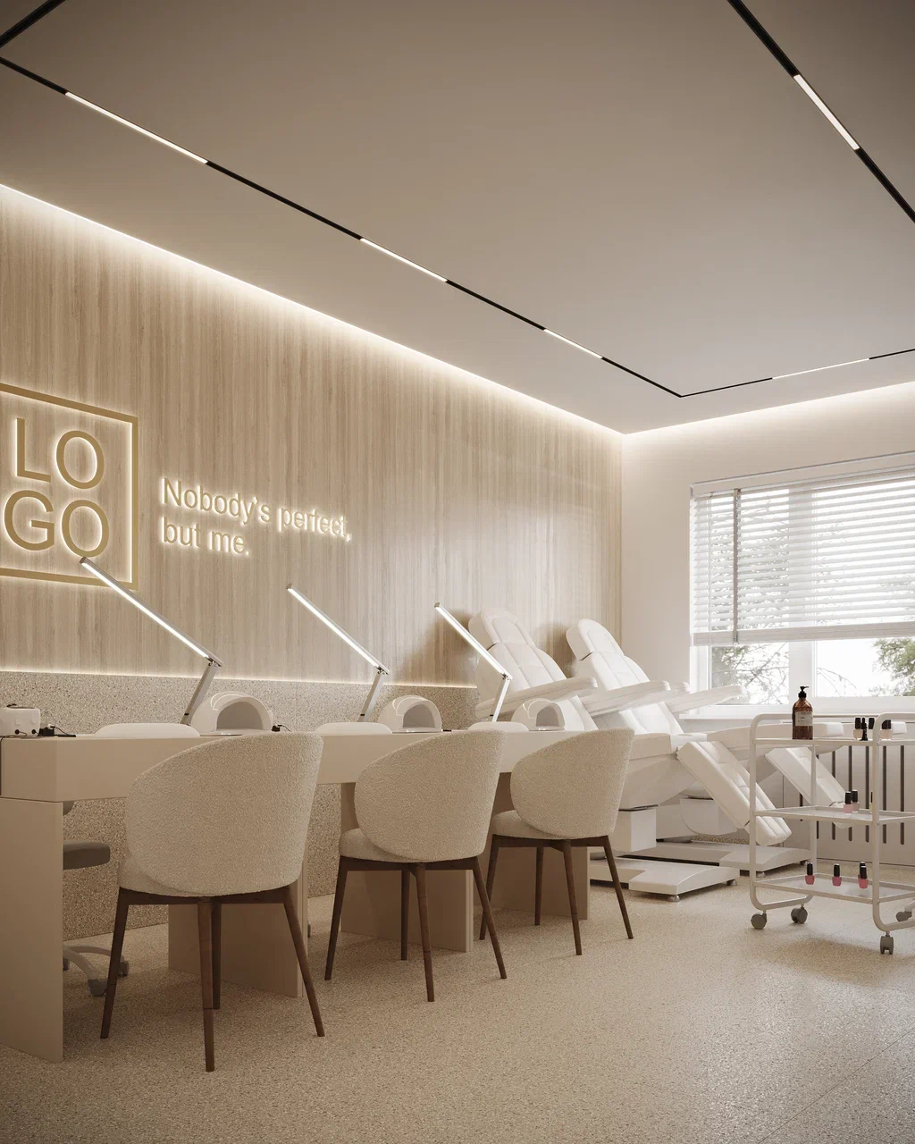 Beauty Salon Store Furniture N - Interior Design Nail Salon avis et prix
