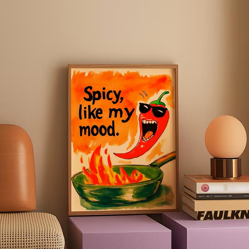 Abstract Chili Fashion Glasses - Interior Design Kitchen And Living Room avis et prix