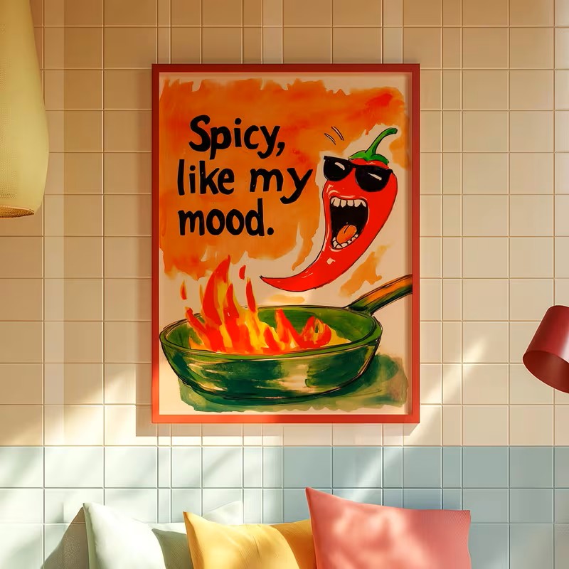 Abstract Chili Fashion Glasses - Interior Design Kitchen And Living Room avis et prix