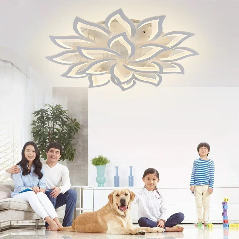 Designer LED Petal Chandelier  - Interior Design Kitchen And Living Room avis et prix