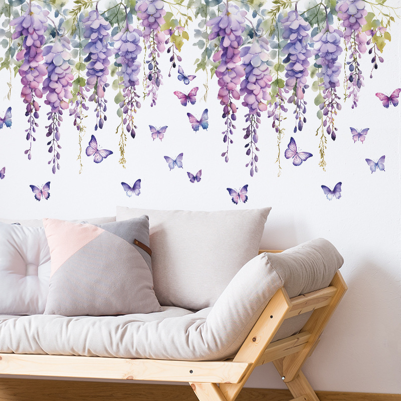 Purple Flower Plants Floral Wa - Interior Design Of House avis et prix