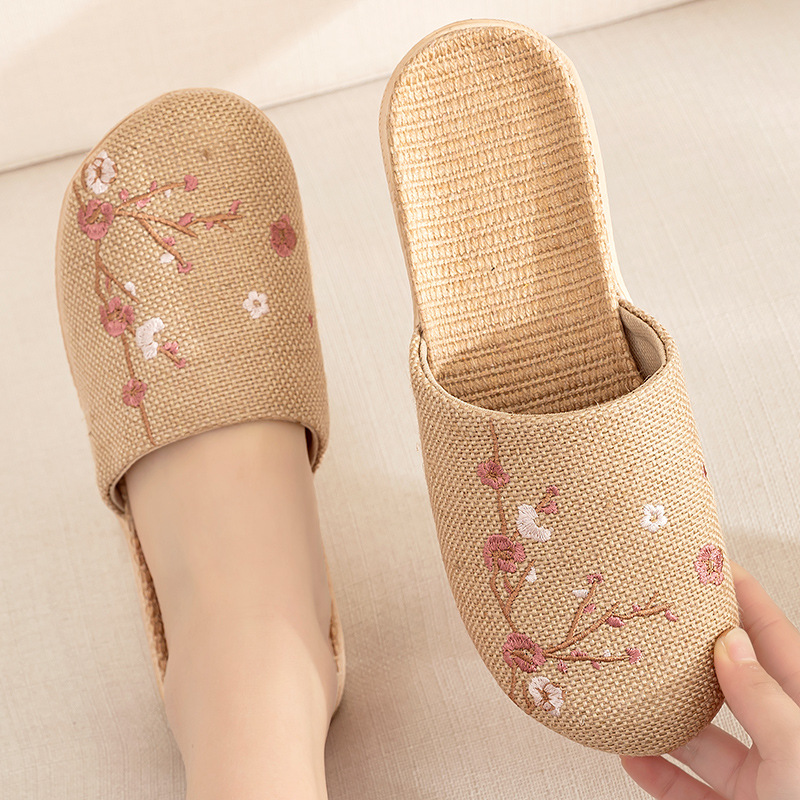 Linen Slippers Female Summer M - Linen Roller Blind avis et prix