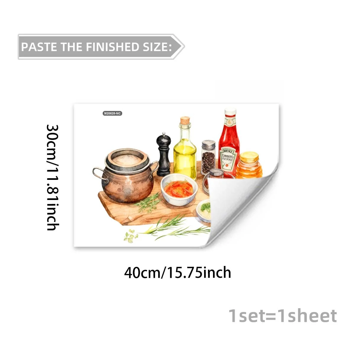 Contemporary PVC Wall Decorati - Interior Design Kitchen And Living Room avis et prix