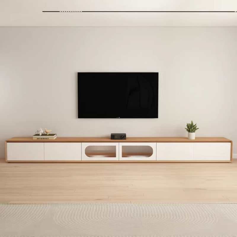 Designer Accessories Tv Cabine - Interior Design White And Wood avis et prix