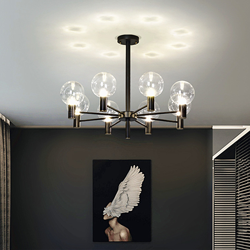 Luxury glass ball chandelier s - Interior Design Of Cafe avis et prix