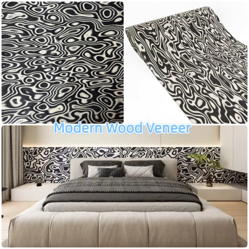 Tech Black White Graphic Wood  - Interior Design White And Wood avis et prix
