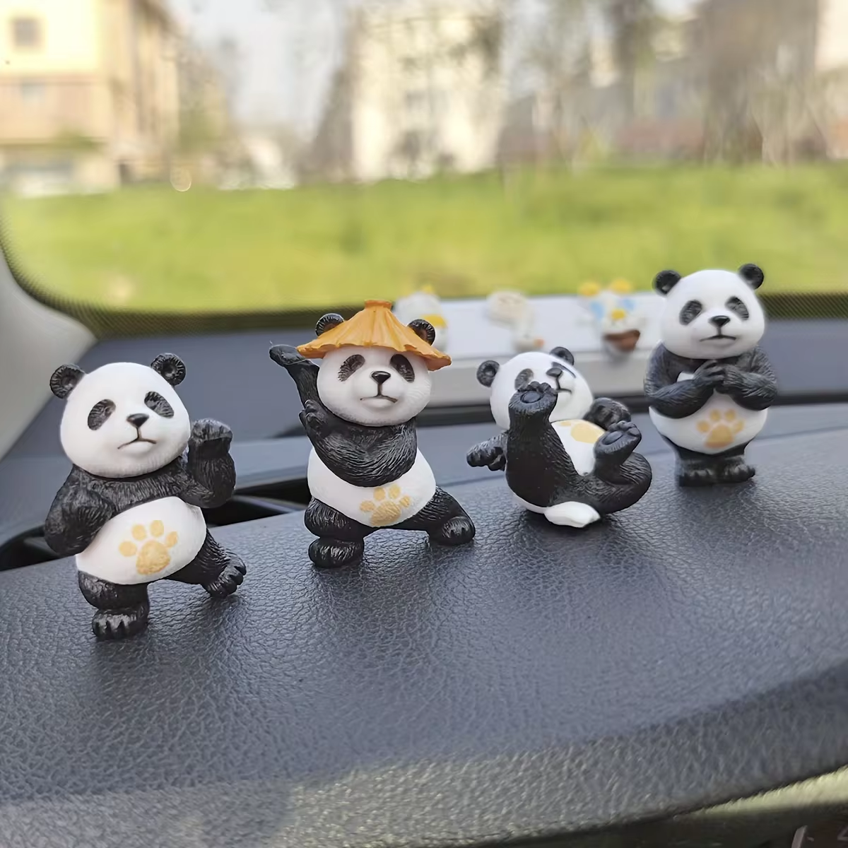 4pcs/set Panda Design Car Orna - Interior Design Years avis et prix