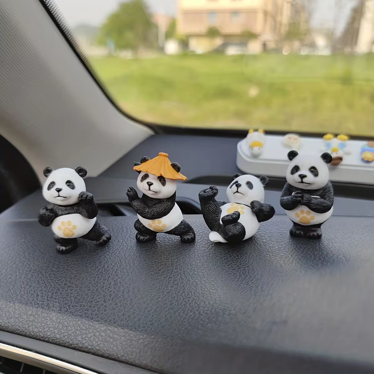 4pcs/set Panda Design Car Orna - Interior Design Years avis et prix
