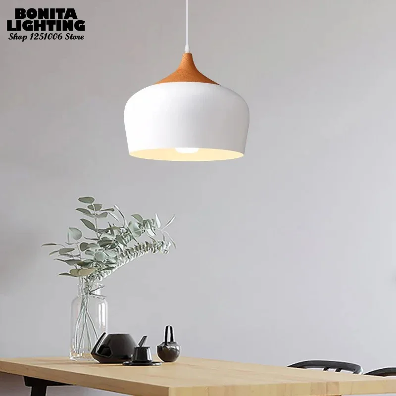 Nordic Aluminum Big Lampshade  - Interior Design White And Wood avis et prix