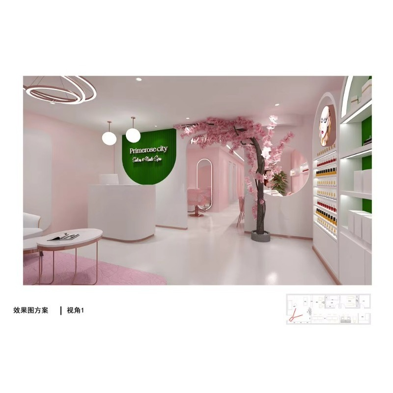 Custom Modern Commercial Furni - Interior Design Nail Salon avis et prix