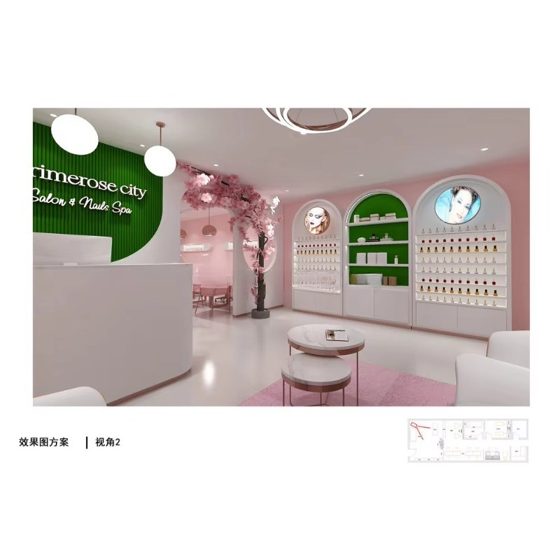 Custom Modern Commercial Furni - Interior Design Nail Salon avis et prix
