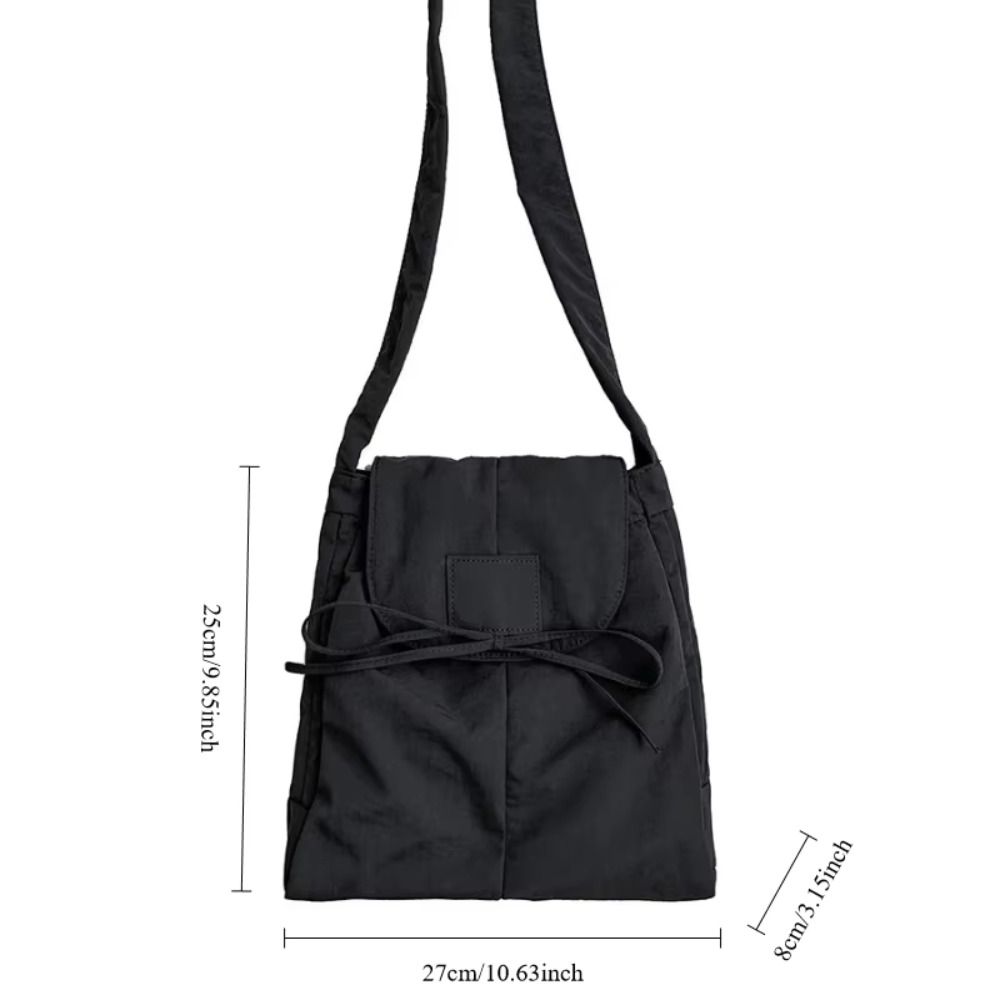 Korean Style Flap Nylon Bow Cr - Interior Design Korean Style avis et prix