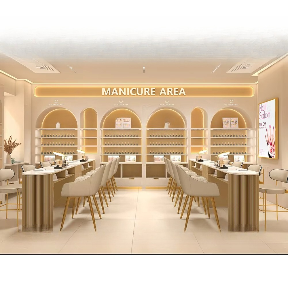 One-Stop Nail Art Spa Salon De - Interior Design Nail Salon avis et prix