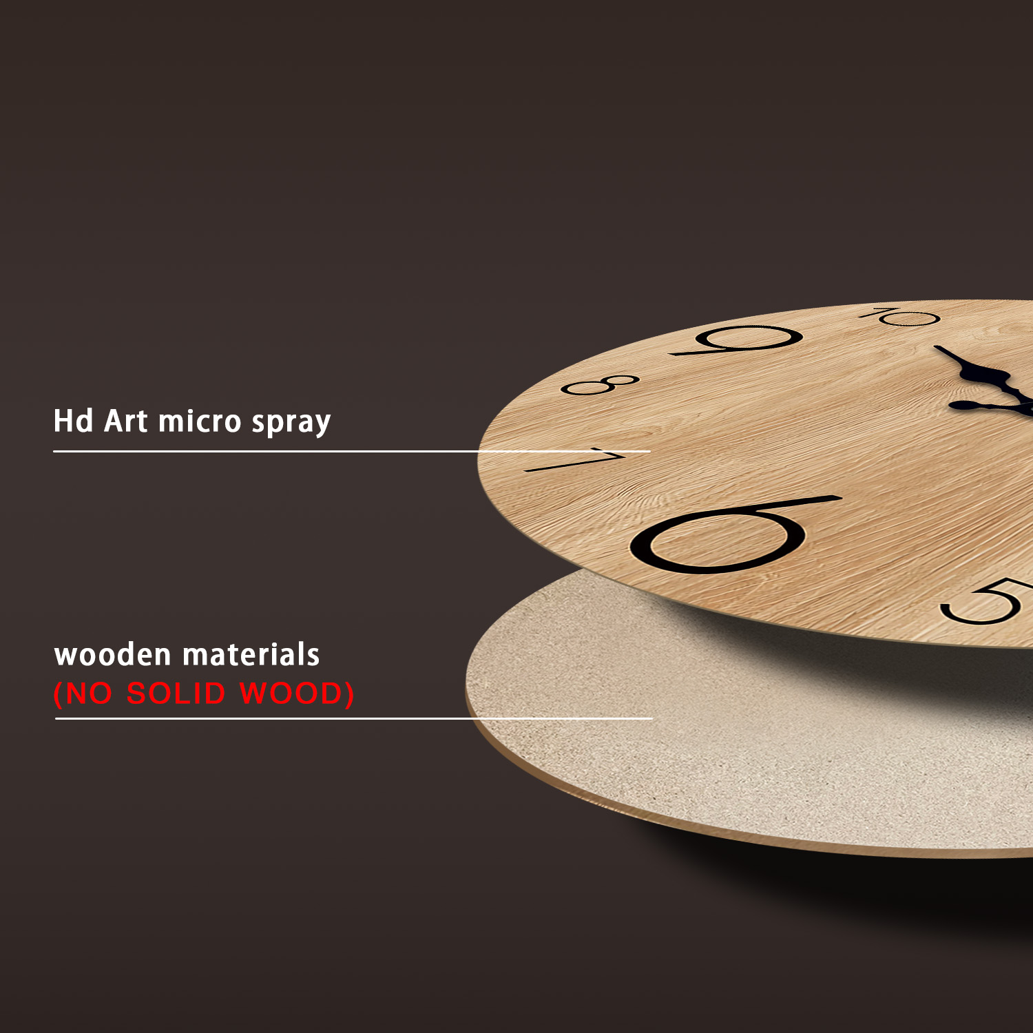 Modern Wood Grain Texture Patt - Interior Design Kitchen And Living Room avis et prix