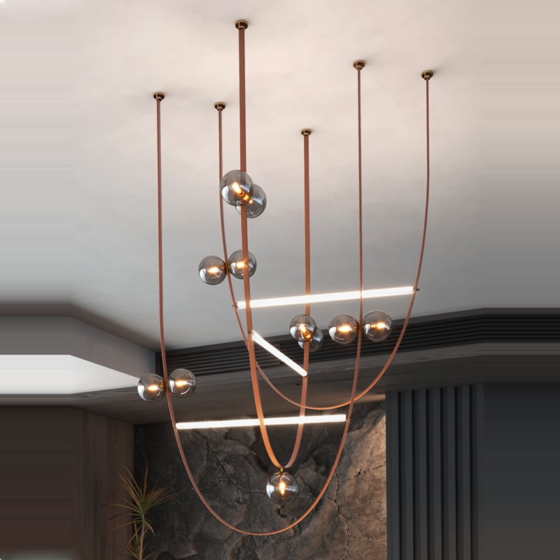American LED Leather Chandelie - Interior Design Years avis et prix