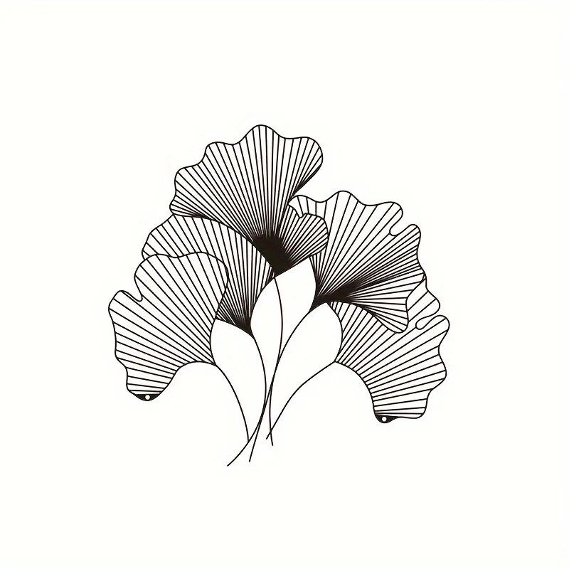 Ginkgo Leaf Wall Decoration Me - Interior Design Of Cafe avis et prix