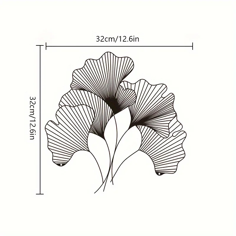 Ginkgo Leaf Wall Decoration Me - Interior Design Of Cafe avis et prix