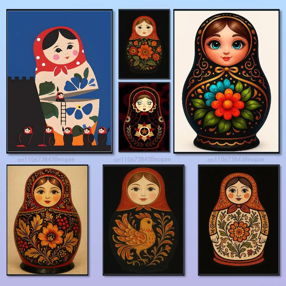 Dolls Matryoshka Russian Art P - Interior Design Of Cafe avis et prix