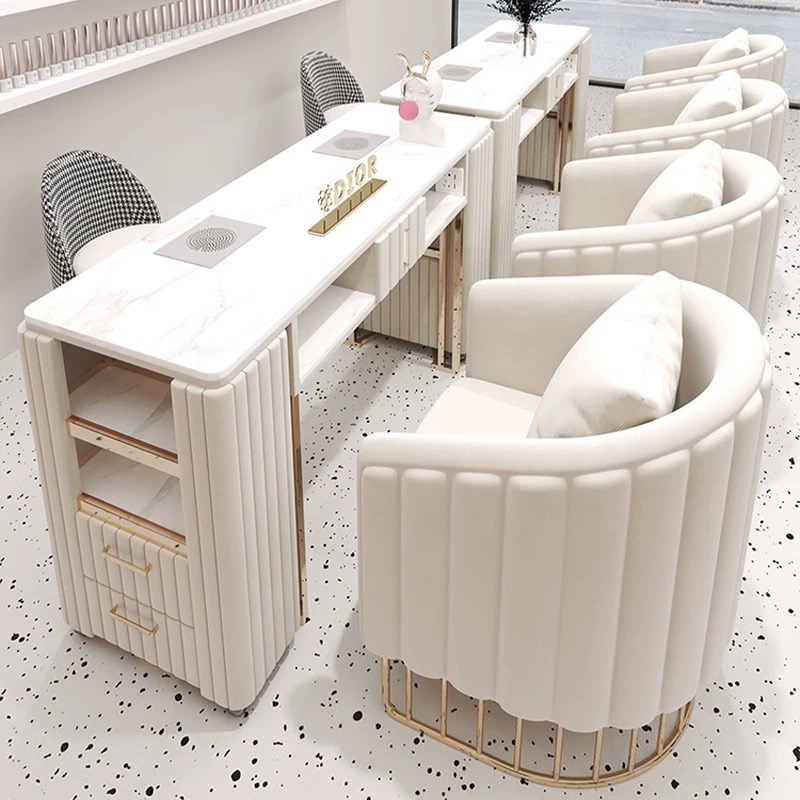 Luxury Modern Beige Nail Art F - Interior Design Nail Salon avis et prix