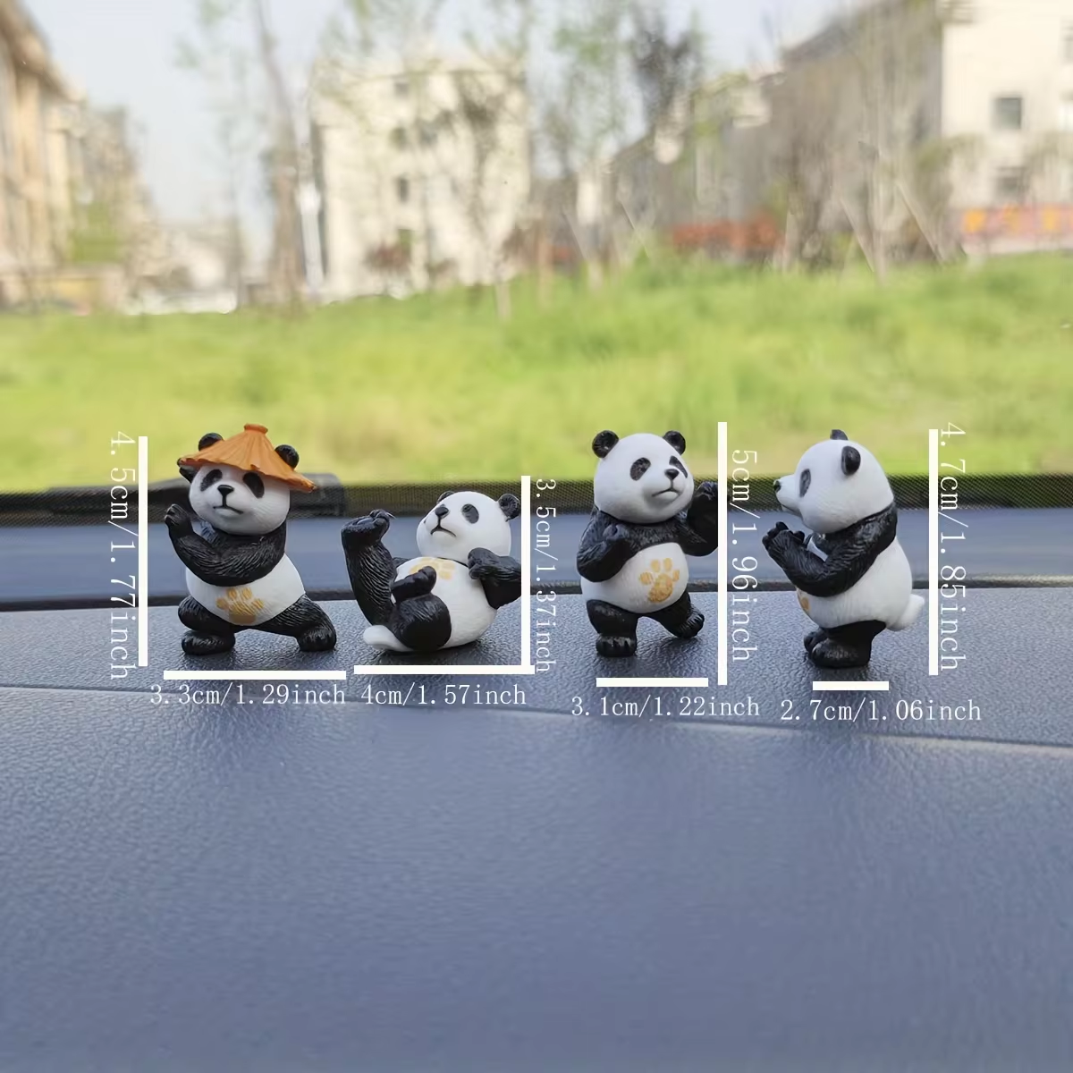 4pcs/set Panda Design Car Orna - Interior Design Of House avis et prix