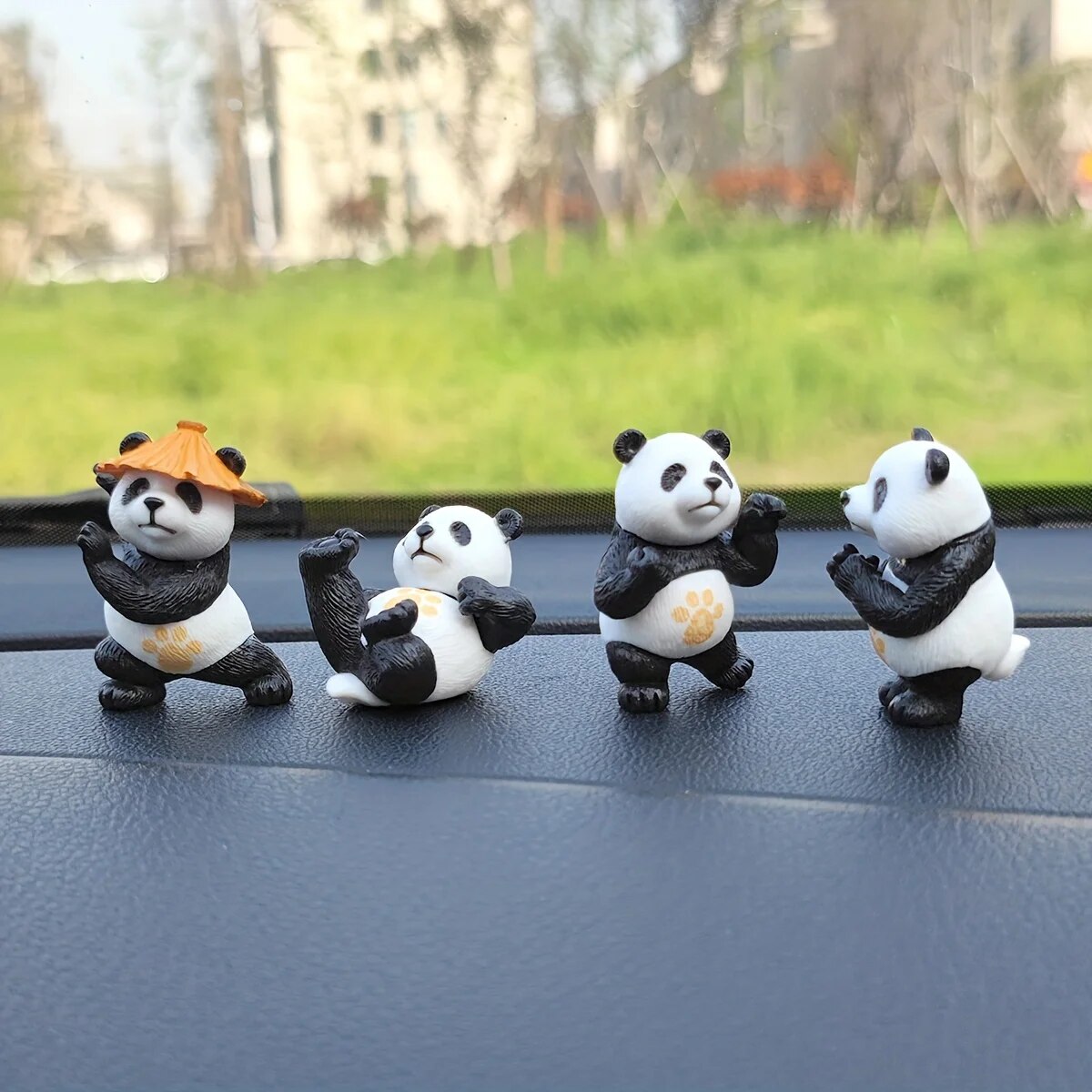 4pcs/set Panda Design Car Orna - Interior Design Years avis et prix