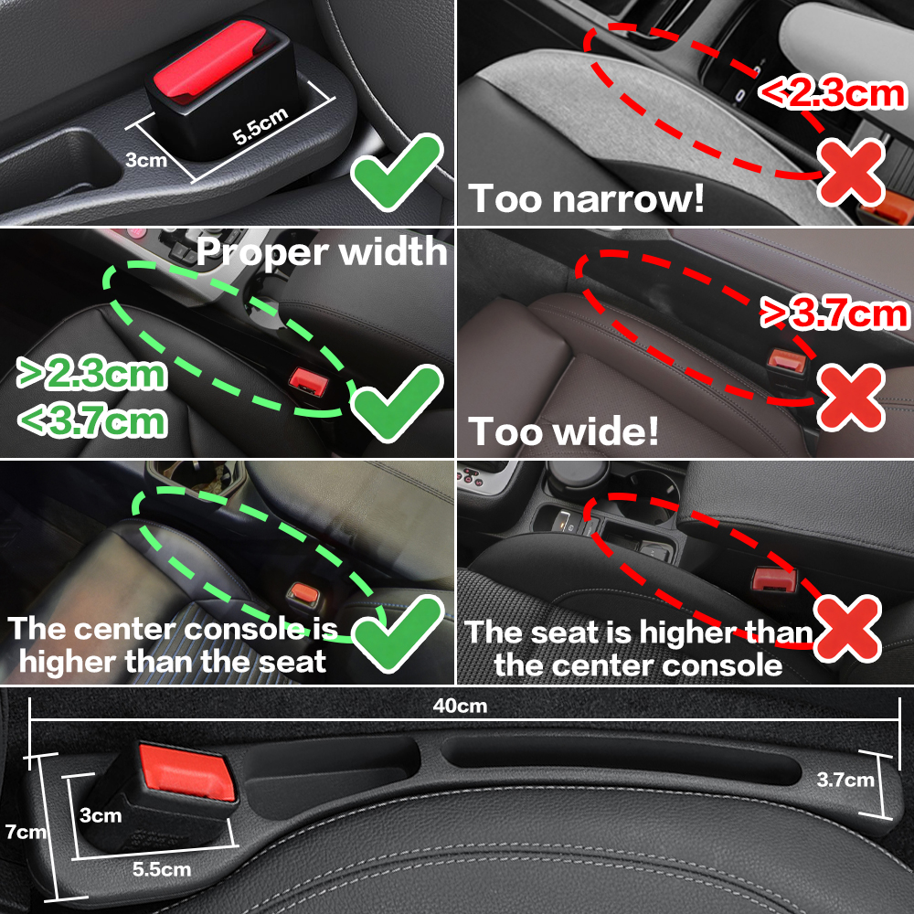 2X Car Seat Gap Filler Between - Interior Design App avis et prix