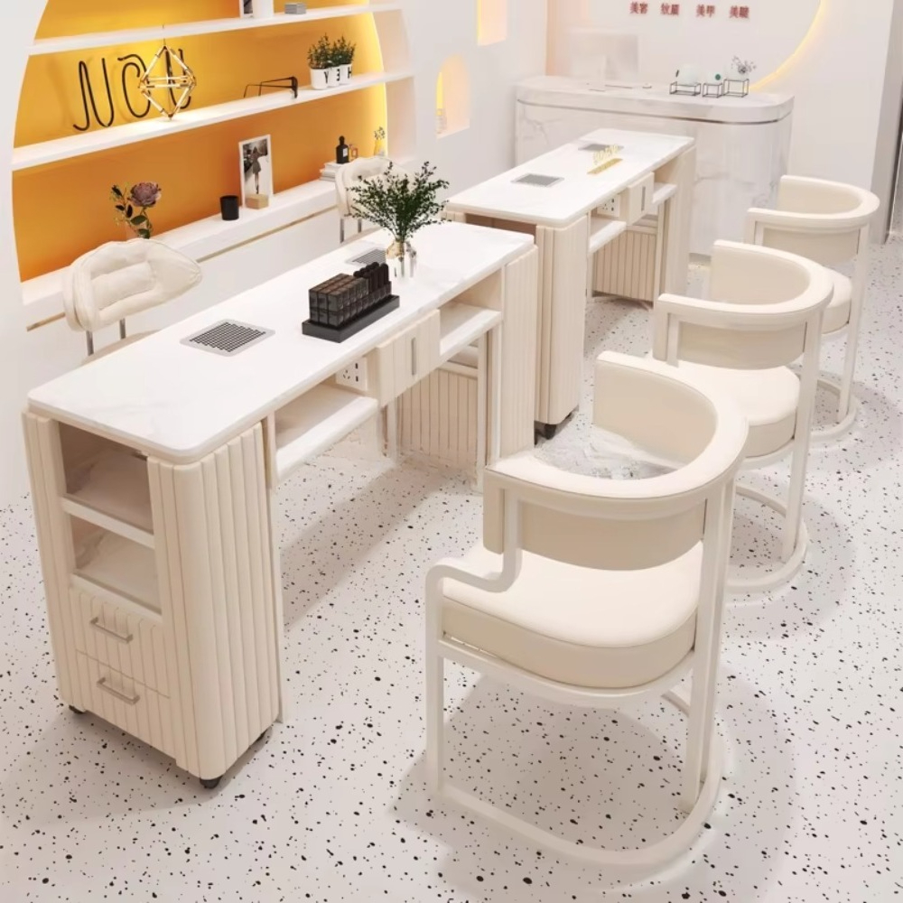 Luxury Modern Black Nail Furni - Interior Design Nail Salon avis et prix