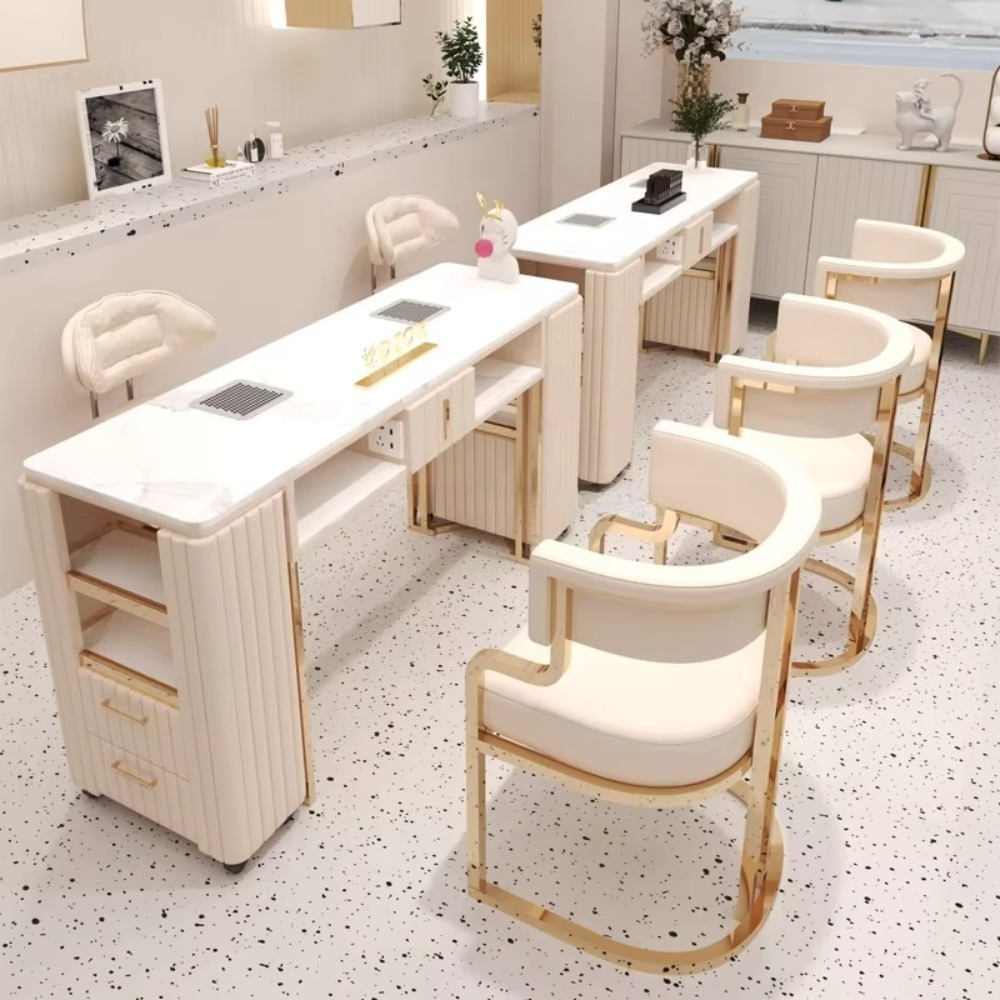 Luxury Modern Black Nail Furni - Interior Design Nail Salon avis et prix