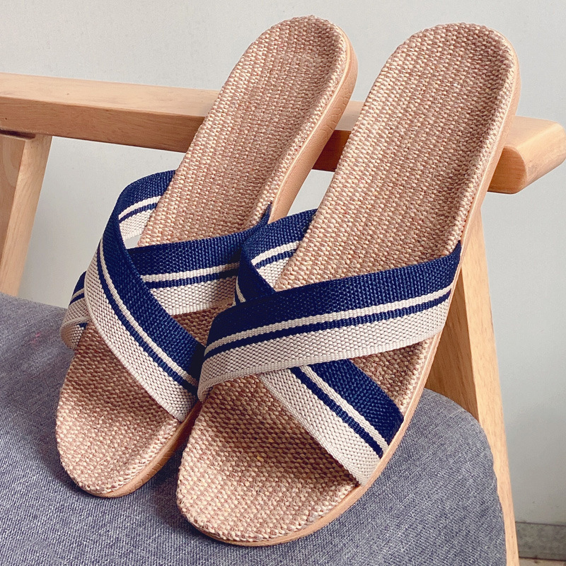 Summer Men Linen Beach Slipper - Linen Roller Blind avis et prix
