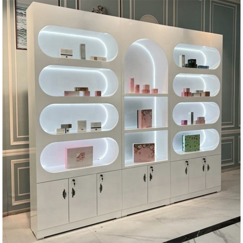 custom.Cosmetic Shop Interior  - Interior Design White And Wood avis et prix