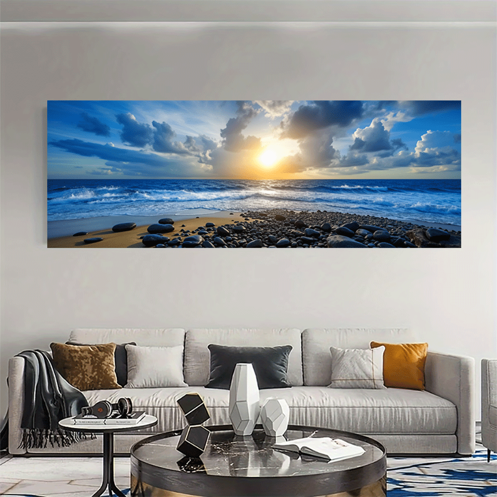 1PC-Canvas poster Unframed Oce - Interior Design Usa avis et prix