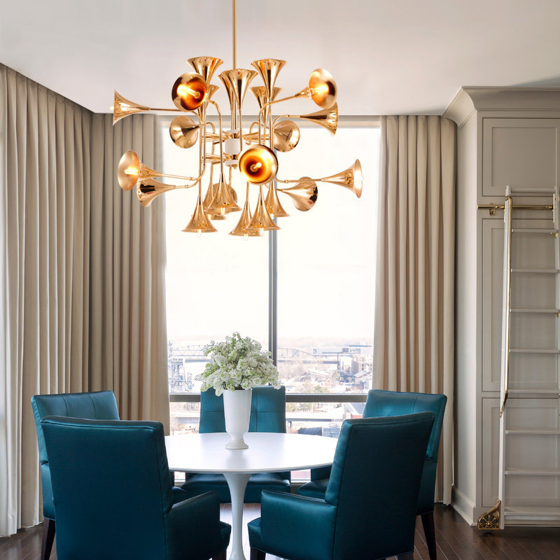 Nordic Trumpet Pendant Lamp fo - Interior Design Kitchen And Living Room avis et prix