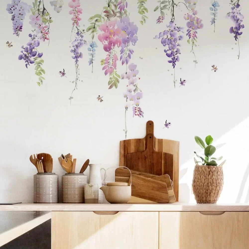 Flower Plants Floral Wall Stic - Interior Design Of House avis et prix