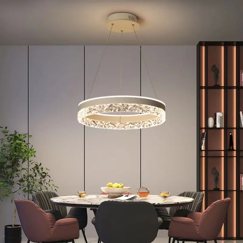 Modern Luxury Crystal LED Pend - Interior Design Kitchen And Living Room avis et prix